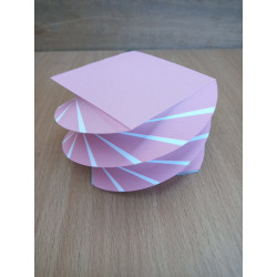 Kreativblock rosa/weiss