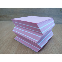 Kreativblock rosa/weiss